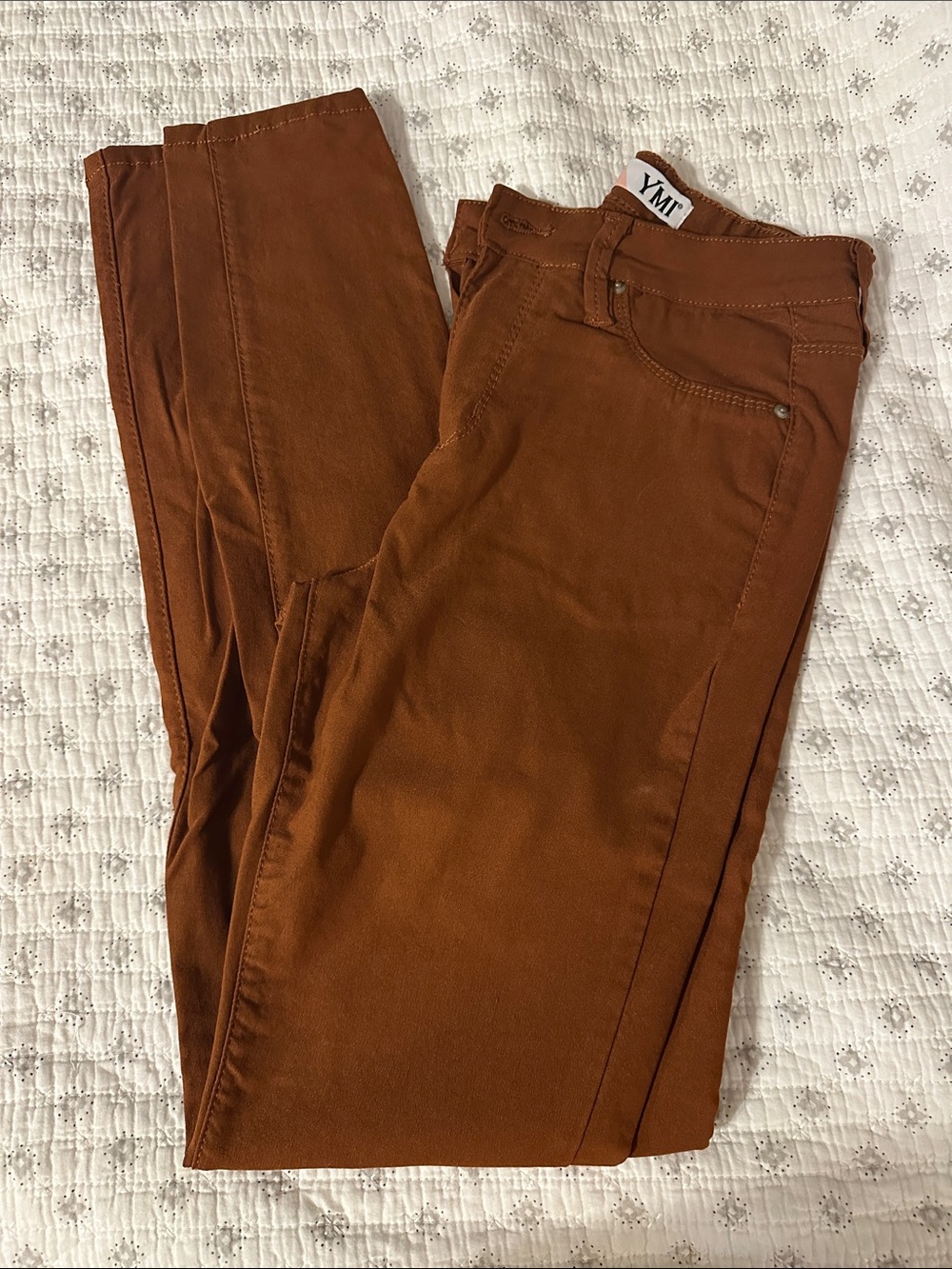 YMI Rust Brown Skinny Pants